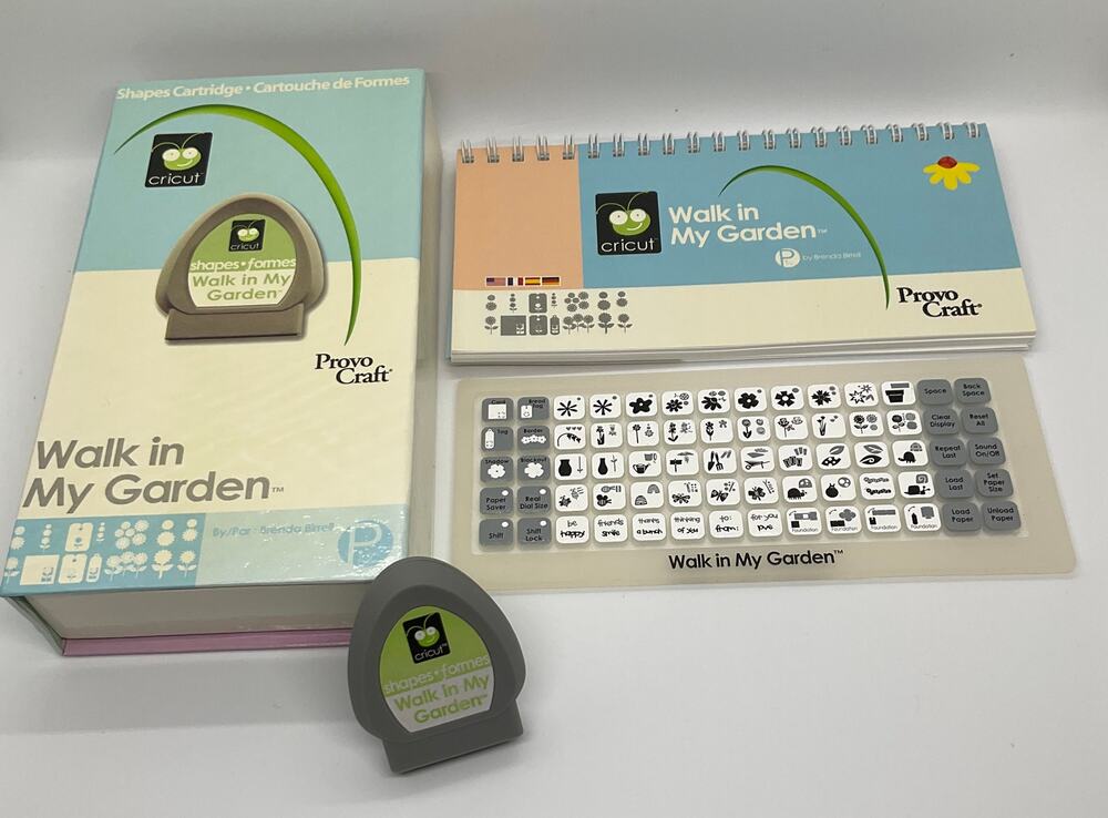 Cricut Cartridge Walk in My Garden